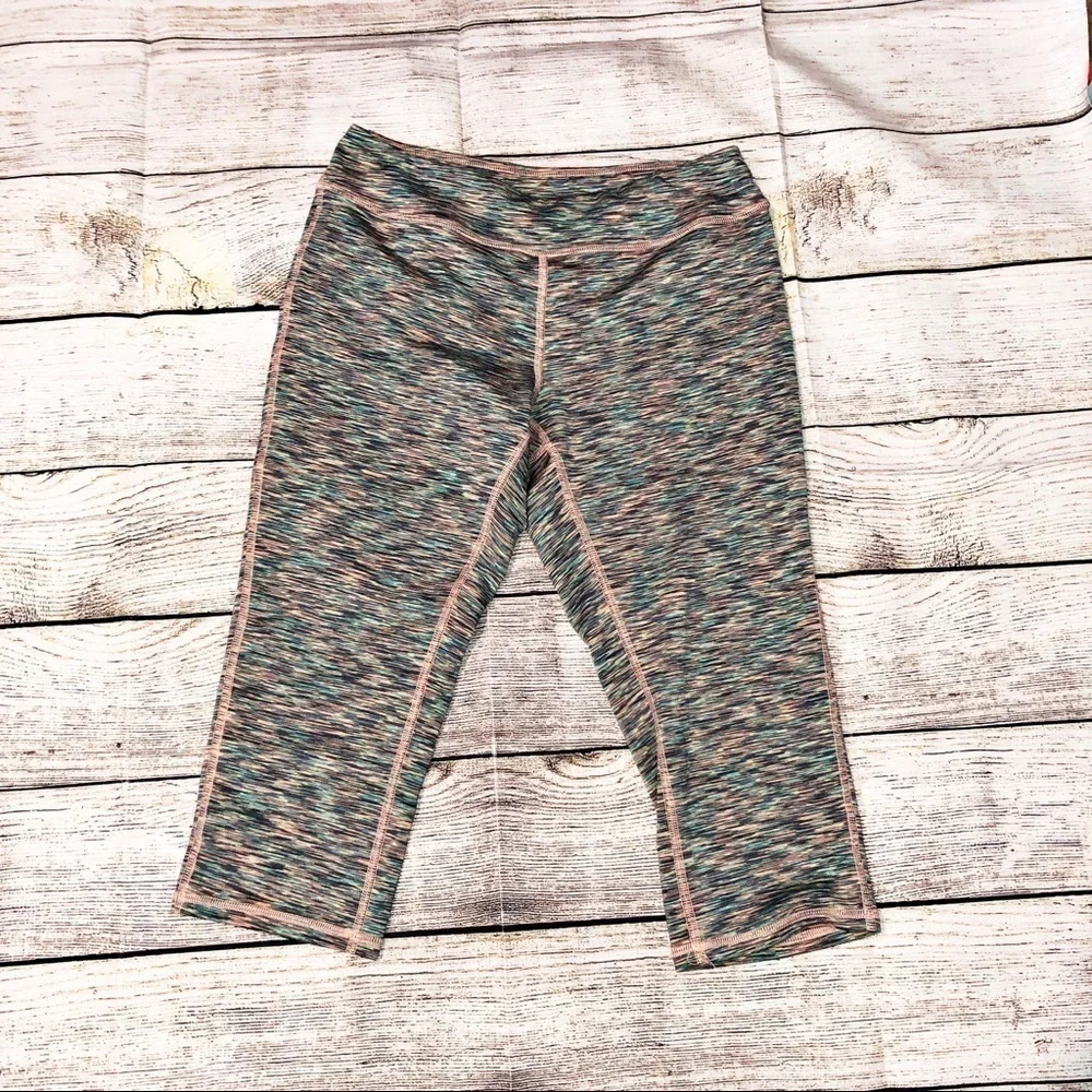 Zella Girl Space Dye Capri Leggings Size L